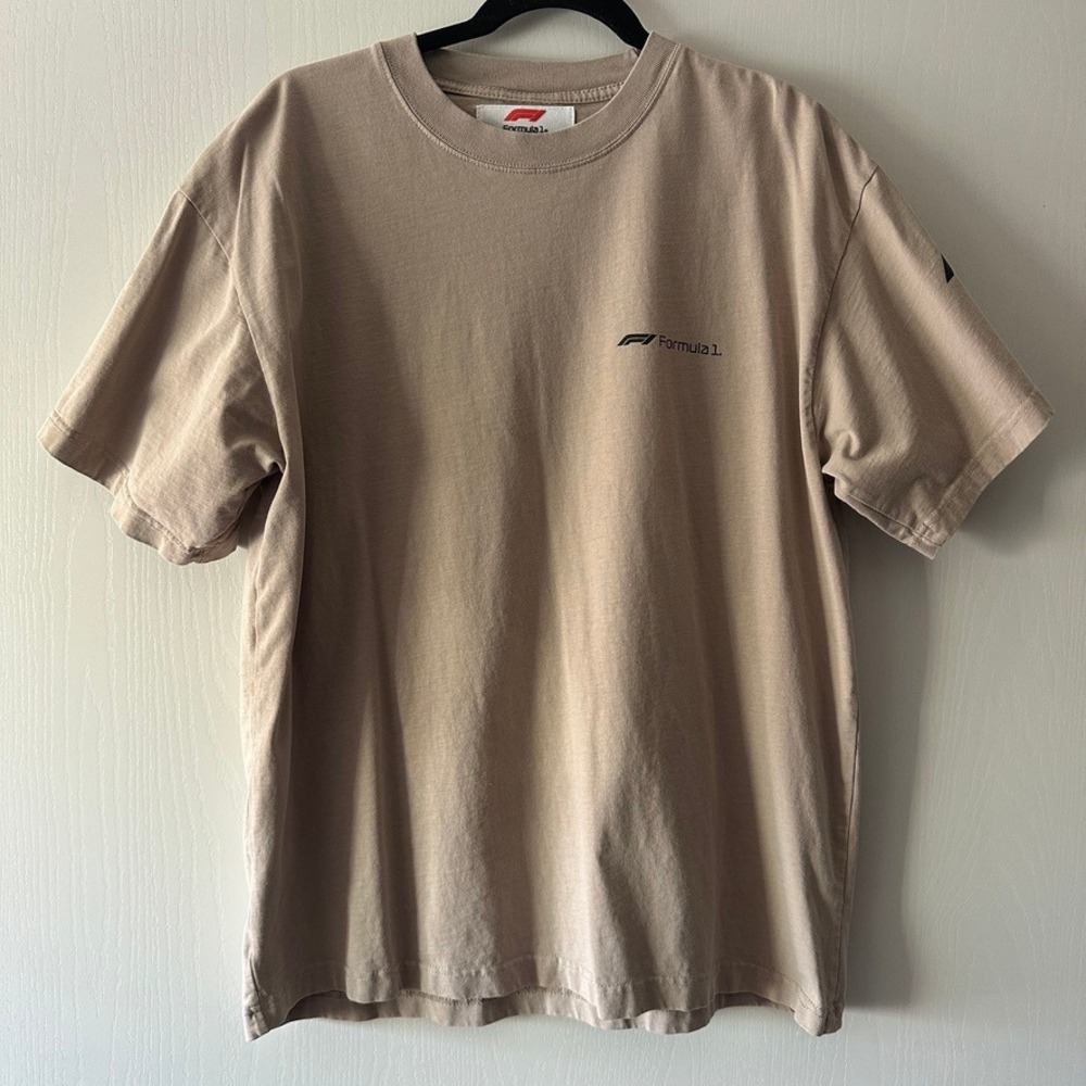 Formula 1 x Pacsun 2023 Barcelona Colores Graphic T-Shirt Tan Mens Medium